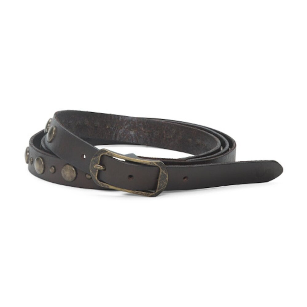True Religion Studded Double Wrap Leather Belt